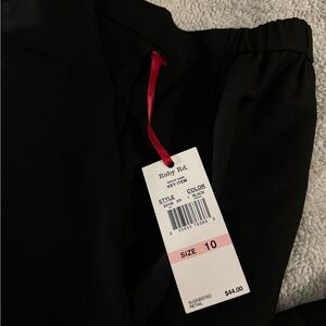 Sz 10 ruby rd dress pants blackNWT